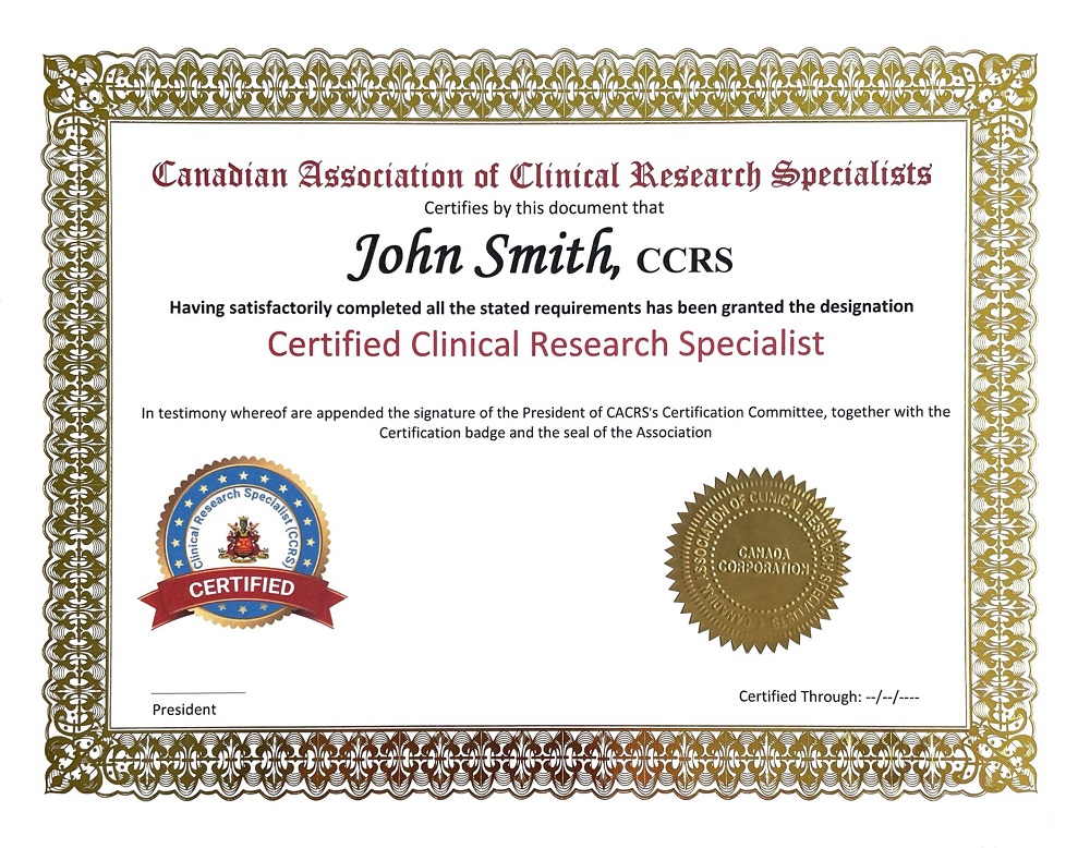clinical research specialist certification